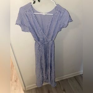 Blue Maternity Dress